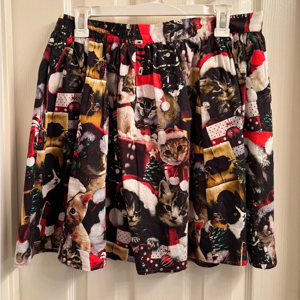 Christmas Cat skirt